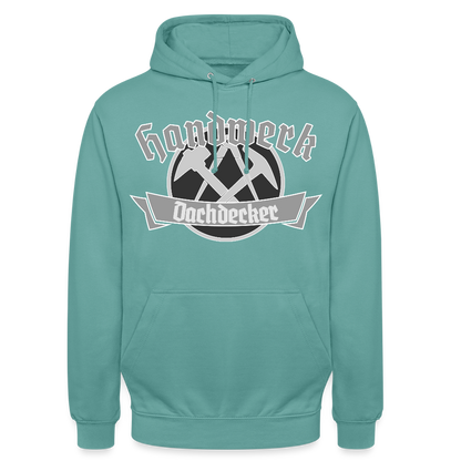 Unisex Hoodie "Dachdecker" Pastelltürkis Unisex Hoodie {{ color }}