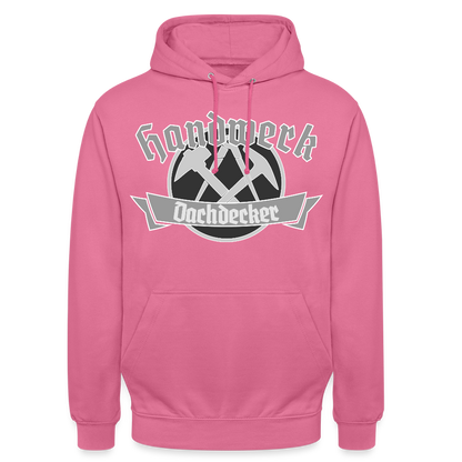 Unisex Hoodie "Dachdecker" Pink Unisex Hoodie {{ color }}