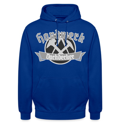 Unisex Hoodie "Dachdecker" Royalblau Unisex Hoodie {{ color }}