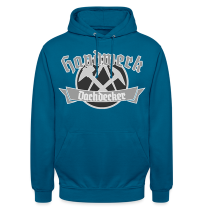 Unisex Hoodie "Dachdecker" Tiefseeblau Unisex Hoodie {{ color }}