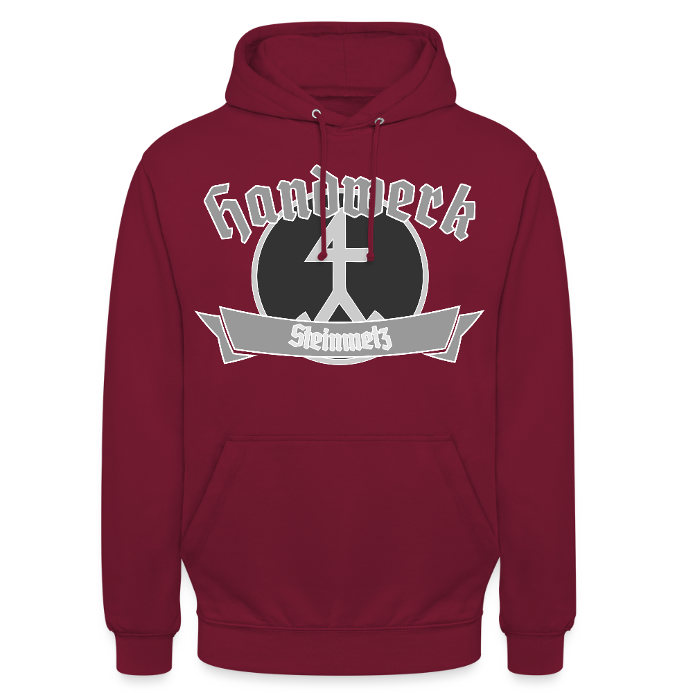 Unisex Hoodie "Steinmetz" Bordeaux Unisex Hoodie {{ color }}