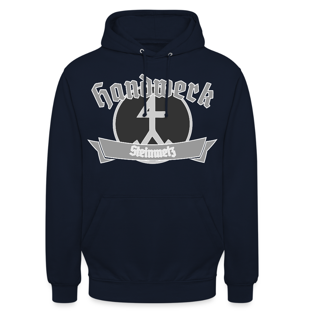 Unisex Hoodie "Steinmetz" Navy Unisex Hoodie {{ color }}
