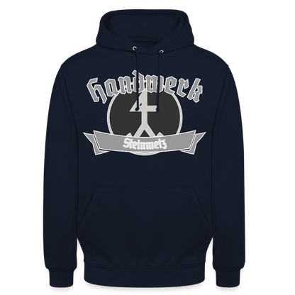 Unisex Hoodie "Steinmetz" Navy Unisex Hoodie {{ color }}