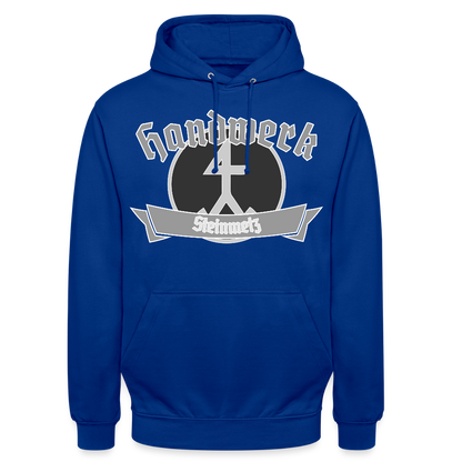 Unisex Hoodie "Steinmetz" Royalblau Unisex Hoodie {{ color }}