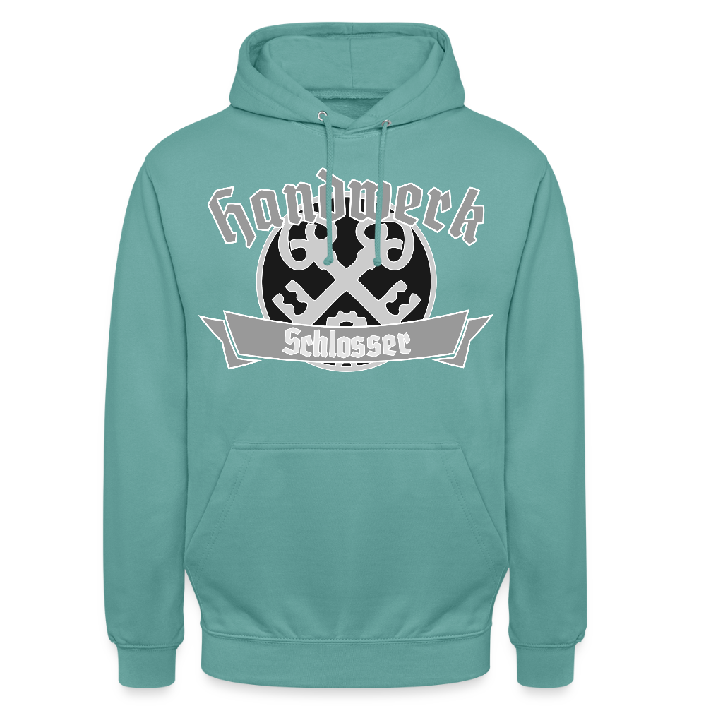 Unisex Hoodie "Schlosser" Pastelltürkis Unisex Hoodie {{ color }}