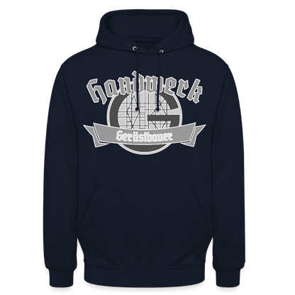 Unisex Hoodie "Gerüstbauer" Navy Unisex Hoodie {{ color }}