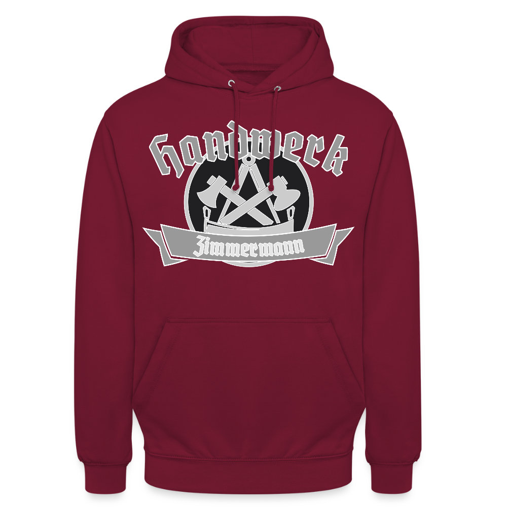 Unisex Hoodie "Zimmermann" Bordeaux Unisex Hoodie {{ color }}