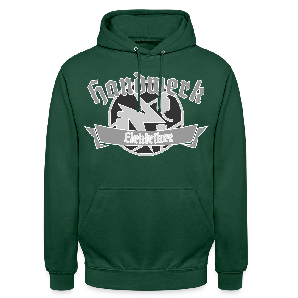 Unisex Hoodie "Elektriker" Flaschengrün Unisex Hoodie {{ color }}