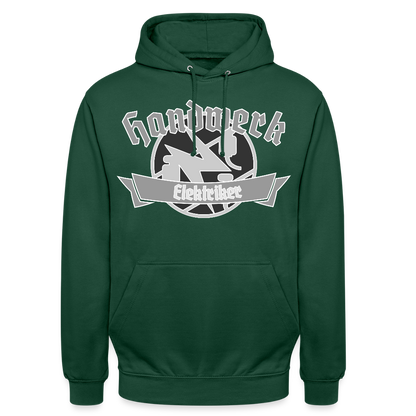Unisex Hoodie "Elektriker" Flaschengrün Unisex Hoodie {{ color }}