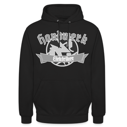 Unisex Hoodie "Elektriker" Schwarz Unisex Hoodie {{ color }}