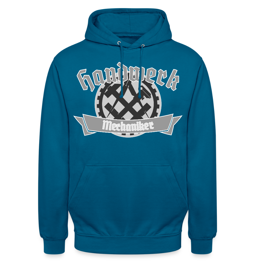 Unisex Hoodie "Mechaniker" Tiefseeblau Unisex Hoodie {{ color }}