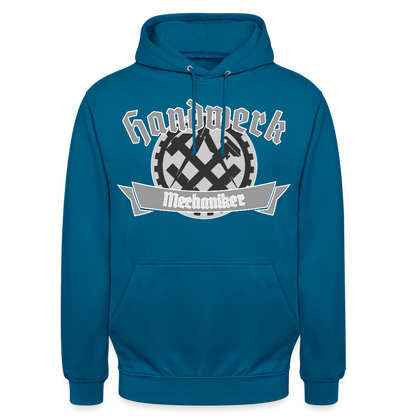 Unisex Hoodie "Mechaniker" Tiefseeblau Unisex Hoodie {{ color }}
