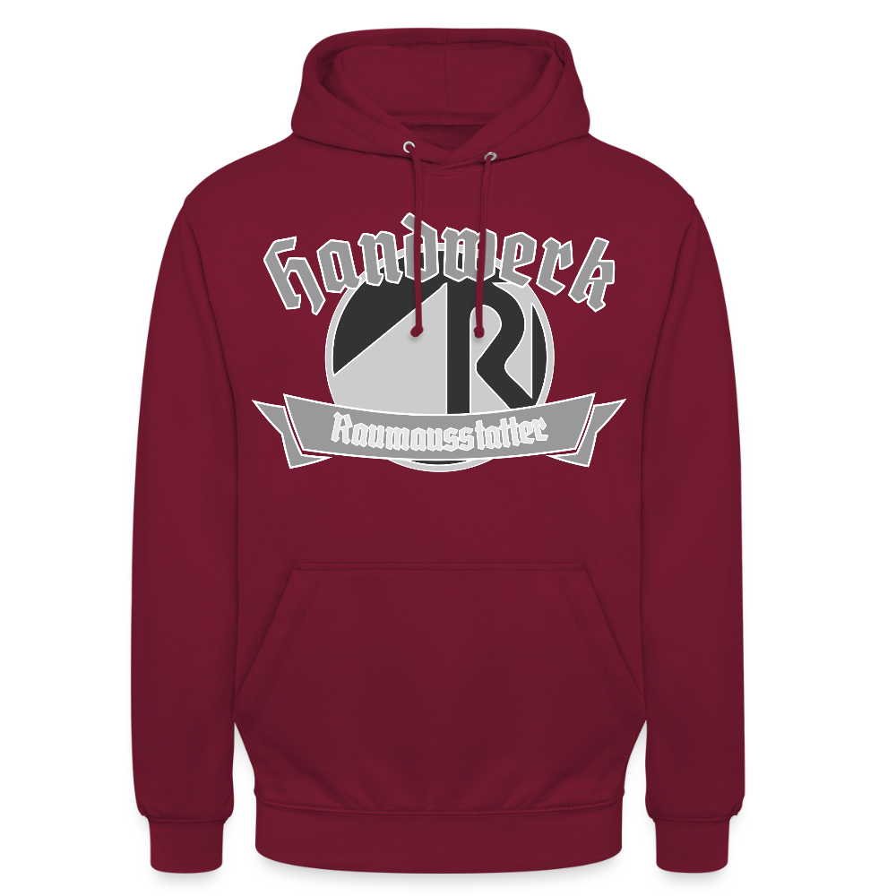 Unisex Hoodie "Raumausstatter" Bordeaux Unisex Hoodie {{ color }}