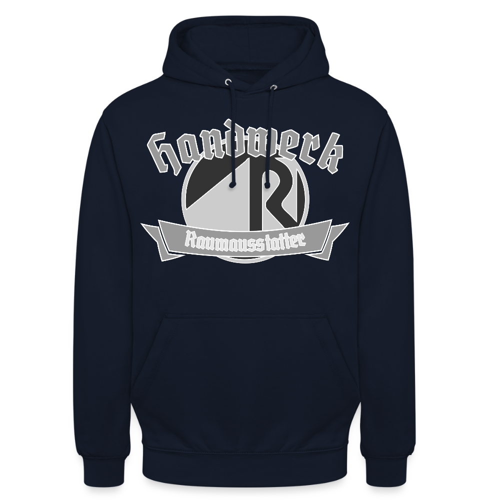Unisex Hoodie "Raumausstatter" Navy Unisex Hoodie {{ color }}
