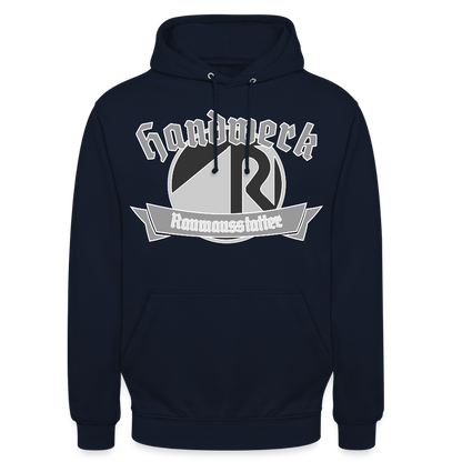 Unisex Hoodie "Raumausstatter" Navy Unisex Hoodie {{ color }}