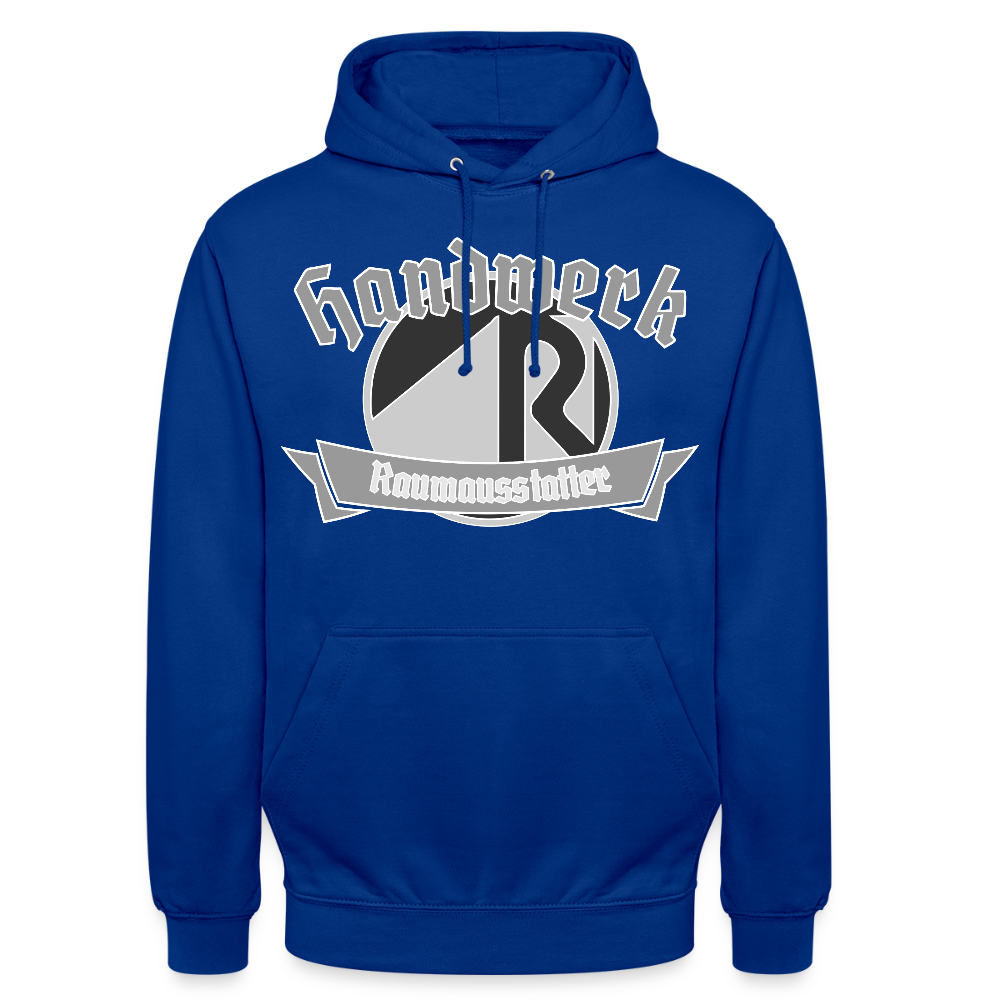 Unisex Hoodie "Raumausstatter" Royalblau Unisex Hoodie {{ color }}