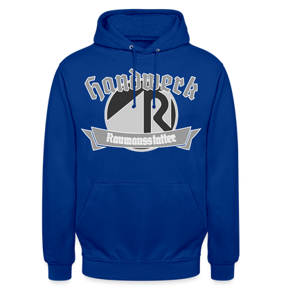 Unisex Hoodie "Raumausstatter" Royalblau Unisex Hoodie {{ color }}