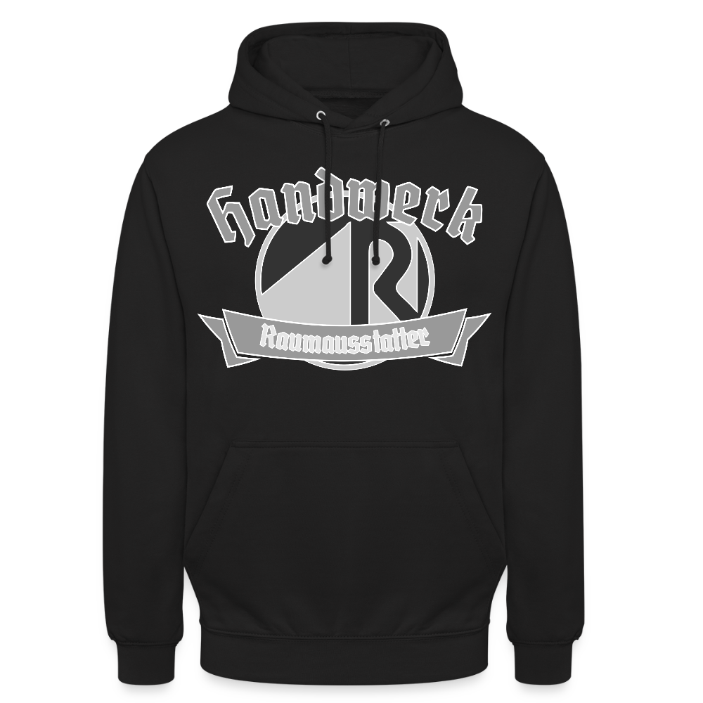 Unisex Hoodie "Raumausstatter" Schwarz Unisex Hoodie {{ color }}
