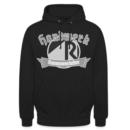 Unisex Hoodie "Raumausstatter" Schwarz Unisex Hoodie {{ color }}