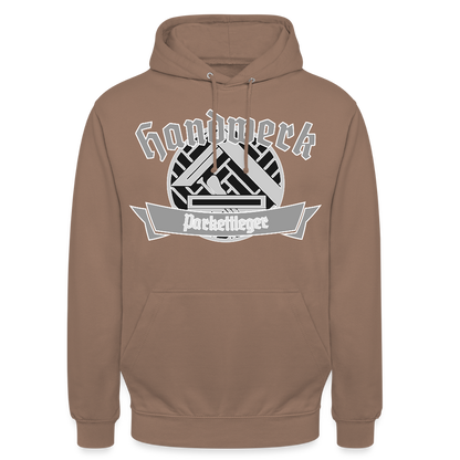 Unisex Hoodie "Parkettleger" Mokka Unisex Hoodie {{ color }}