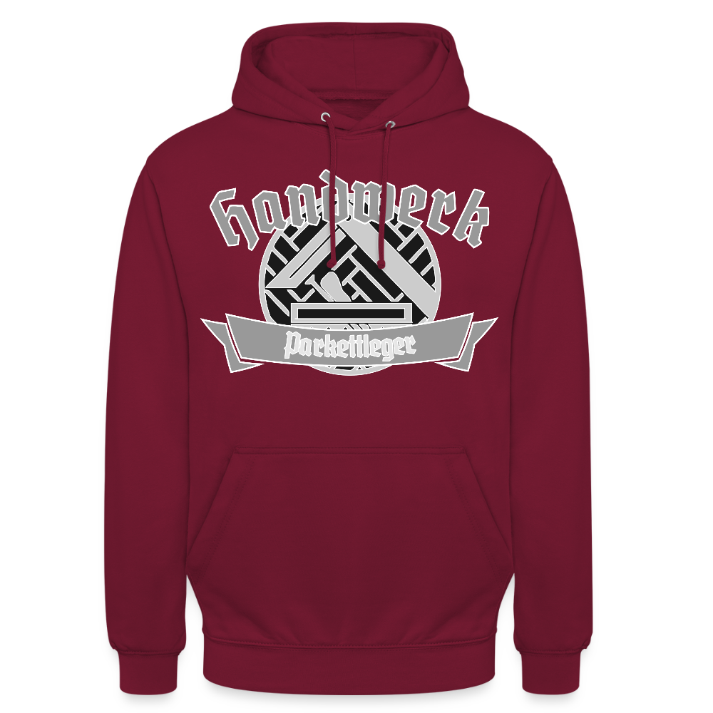 Unisex Hoodie "Parkettleger" Bordeaux Unisex Hoodie {{ color }}