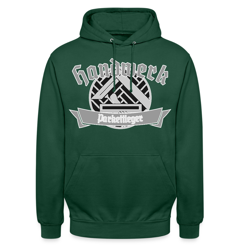 Unisex Hoodie "Parkettleger" Flaschengrün Unisex Hoodie {{ color }}