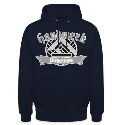 Unisex Hoodie "Parkettleger" Navy Unisex Hoodie {{ color }}