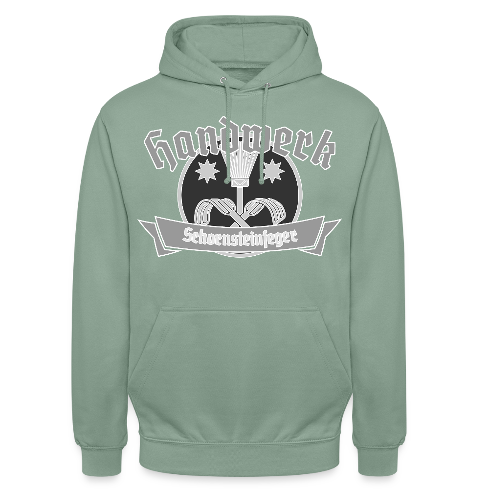 Unisex Hoodie "Schornsteinfeger" Graugrün Unisex Hoodie {{ color }}