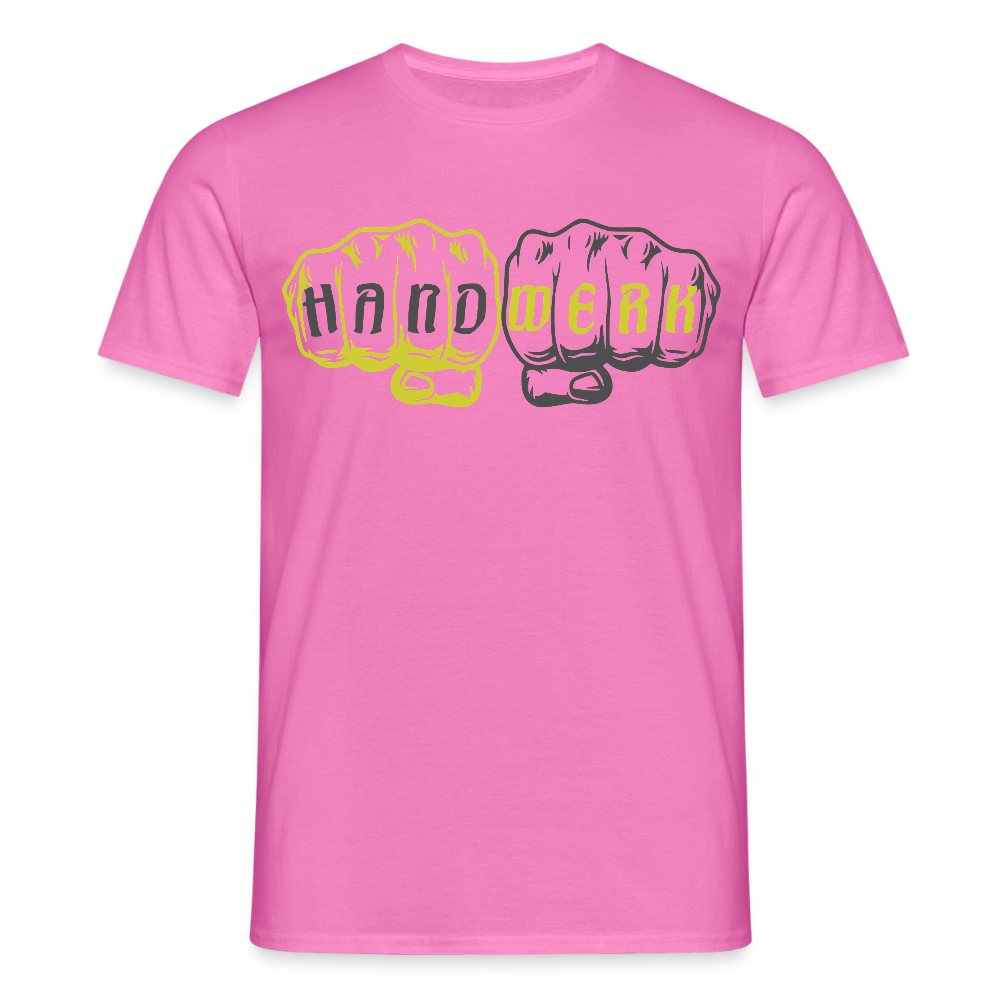 Unisex T-Shirt "Handwerk" Pink Männer T-Shirt {{ color }}
