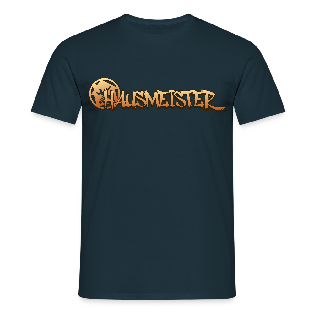 Unisex T-Shirt "Hausmeister" Navy Männer T-Shirt {{ color }}