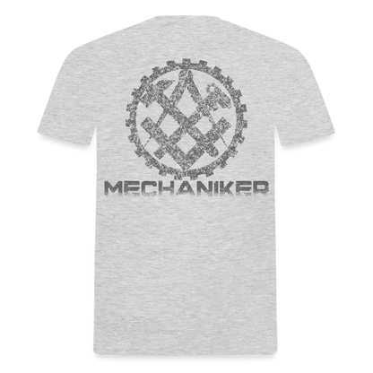 Unisex T-Shirt "Mechaniker" Grau meliert Männer T-Shirt {{ color }}