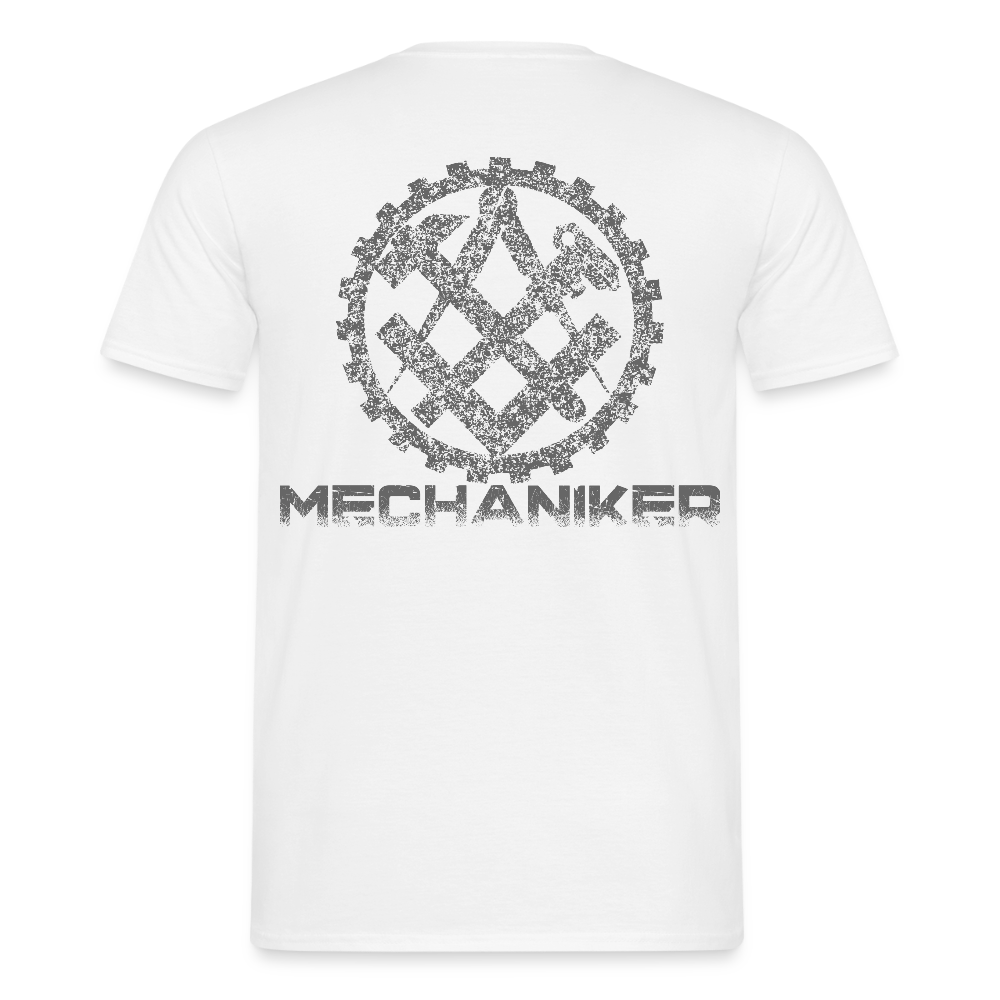 Unisex T-Shirt "Mechaniker" Weiß Männer T-Shirt {{ color }}