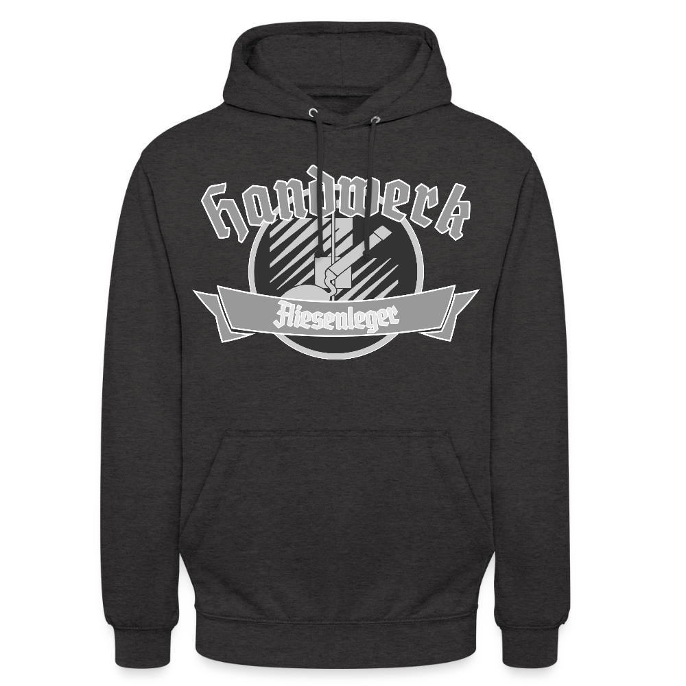 Unisex Hoodie "Fliesenleger" Anthrazit Unisex Hoodie {{ color }}