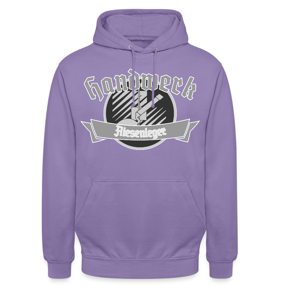 Unisex Hoodie "Fliesenleger" Lavendel Unisex Hoodie {{ color }}