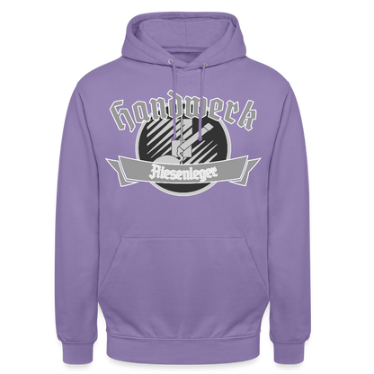 Unisex Hoodie "Fliesenleger" Lavendel Unisex Hoodie {{ color }}