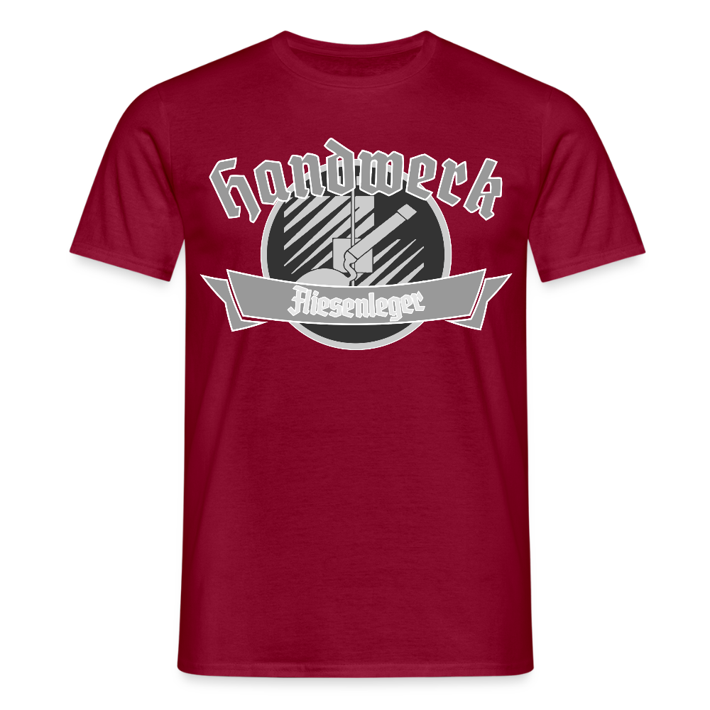 Unisex T-Shirt "Fliesenleger" Ziegelrot Männer T-Shirt {{ color }}