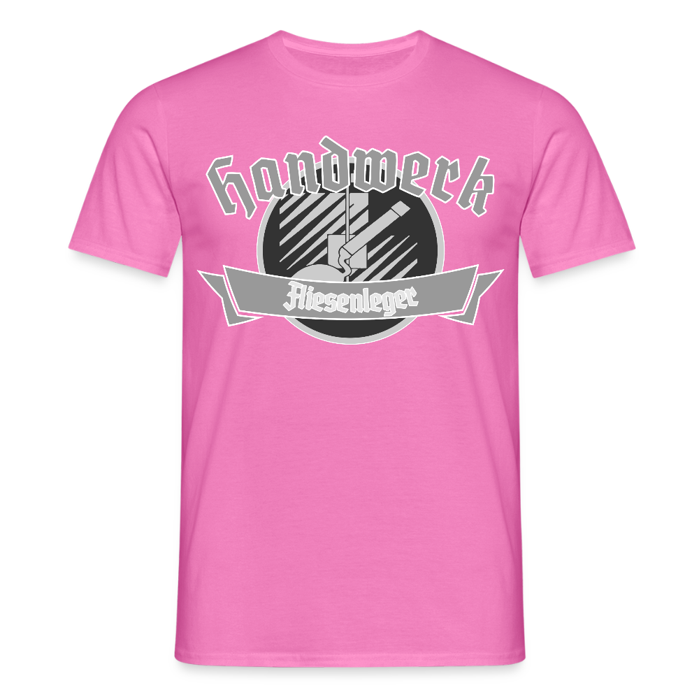 Unisex T-Shirt "Fliesenleger" Pink Männer T-Shirt {{ color }}