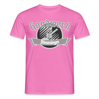 Unisex T-Shirt "Fliesenleger" Pink Männer T-Shirt {{ color }}
