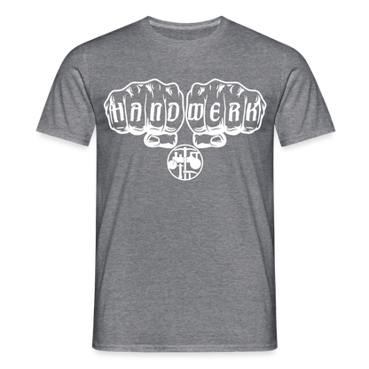 Unisex T-Shirt "Strassenbauer" Graphit meliert Männer T-Shirt {{ color }}