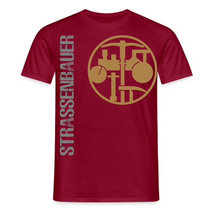 Unisex T-Shirt "Strassenbauer" Ziegelrot Männer T-Shirt {{ color }}