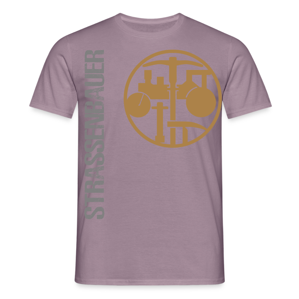 Unisex T-Shirt "Strassenbauer" Lilagrau Männer T-Shirt {{ color }}