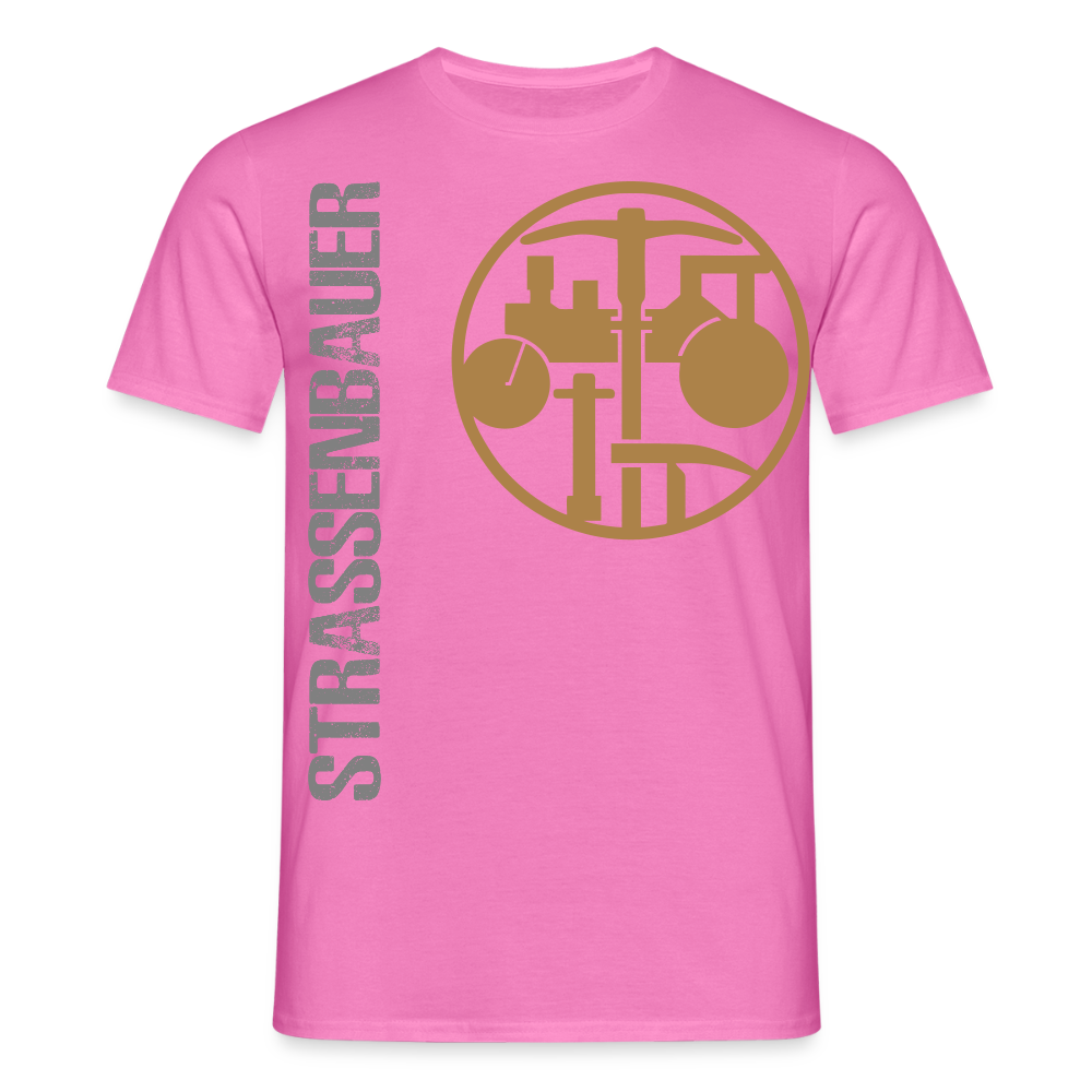 Unisex T-Shirt "Strassenbauer" Pink Männer T-Shirt {{ color }}