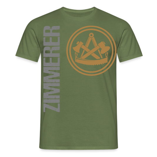 Unisex T-Shirt "Zimmerer" Militärgrün Männer T-Shirt {{ color }}