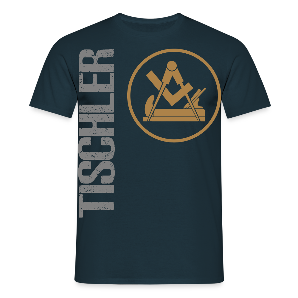 Unisex T-Shirt "Tischler" Navy Männer T-Shirt {{ color }}