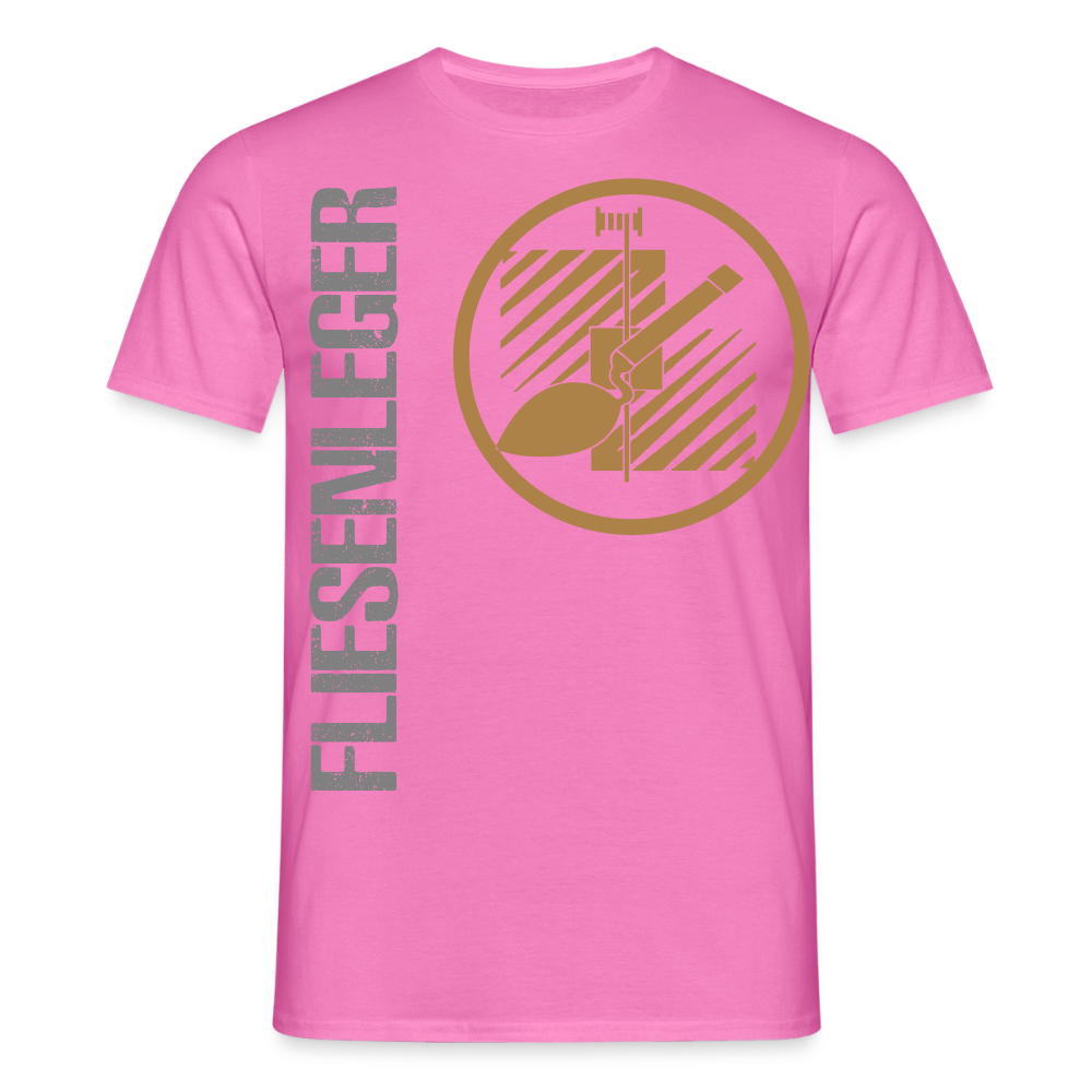Unisex T-Shirt "Fliesenleger" Pink Männer T-Shirt {{ color }}