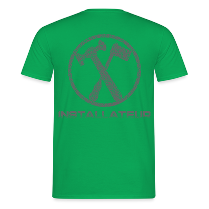 Unisex T-Shirt "Installateur" Kelly Green Männer T-Shirt {{ color }}