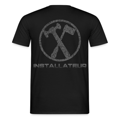 Unisex T-Shirt "Installateur" Schwarz Männer T-Shirt {{ color }}