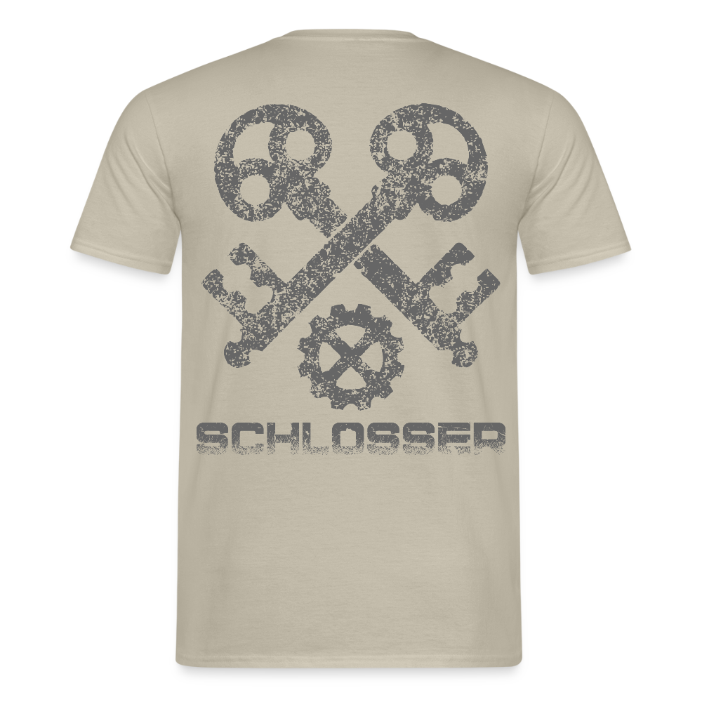 Unisex T-Shirt "Schlosser" Sandbeige Männer T-Shirt {{ color }}