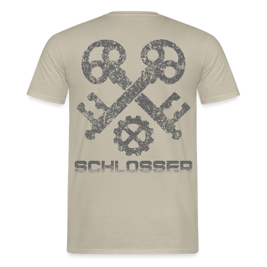 Unisex T-Shirt "Schlosser" Sandbeige Männer T-Shirt {{ color }}
