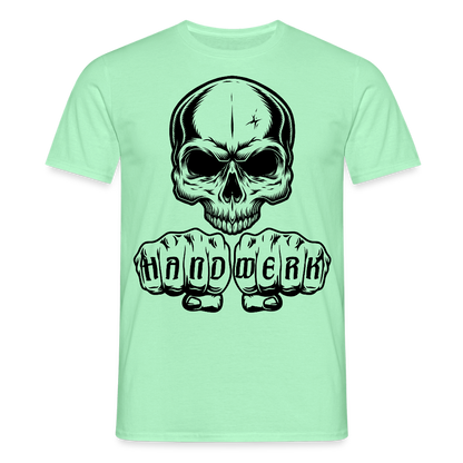 Unisex T-Shirt "Skull-Handwerk" Mintgrün Männer T-Shirt {{ color }}